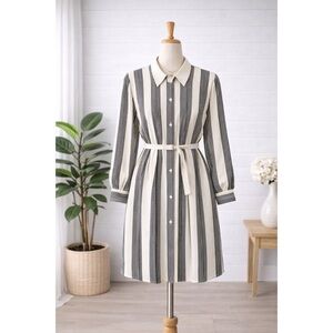 H&M Dress XL Striped NWT